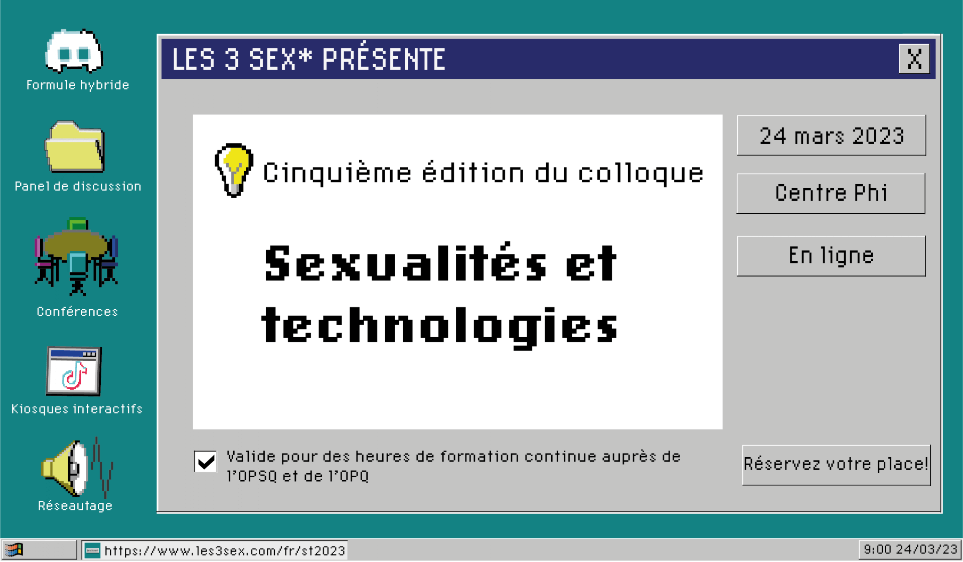 The fifth colloguium of "sexuality and technologies" will take place in person and online on March 24, 2023.