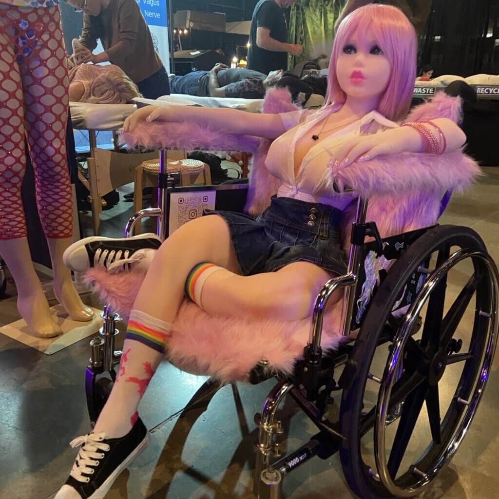 toronto taboo show review sex doll in wheelchair